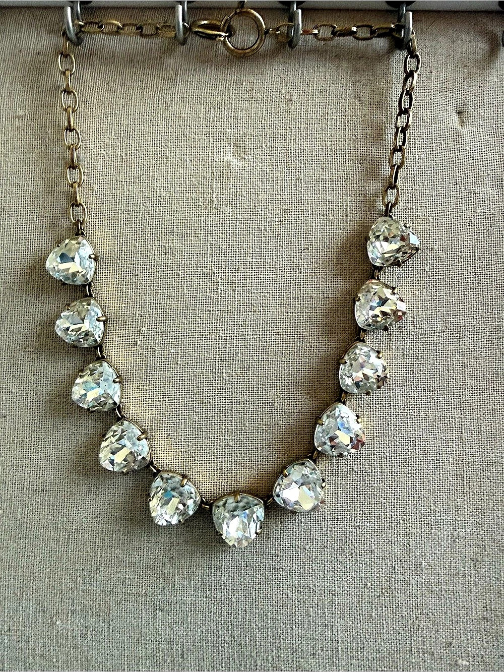 Stella & Dot Crystal Drop Statement Necklace